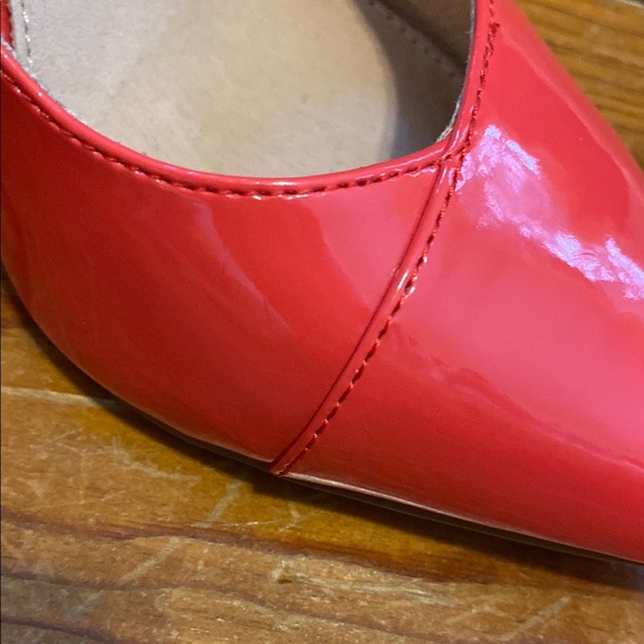 PEGABO Pink Coral Patent Leather High Heels Feminine Coquette Barbie - Picture 11 of 14